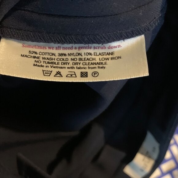 MM. LaFleur Women's The Foster Pant Power Stretch Side Zip Navy Size 2 9543 - Picture 12 of 15